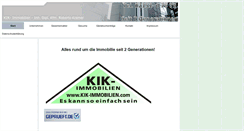 Desktop Screenshot of kik-immobilien.com